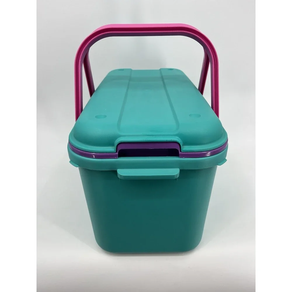 Vintage Eagle Craftstor Craft Sewing Storage Tote Organizer with Tray 18